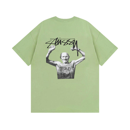 Stussy T-Shirts Casual Loose Couple T-Shirts