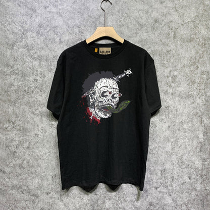 Gallery Dept T Shirt Retro Printed Loose Short-Sleeved Shirt