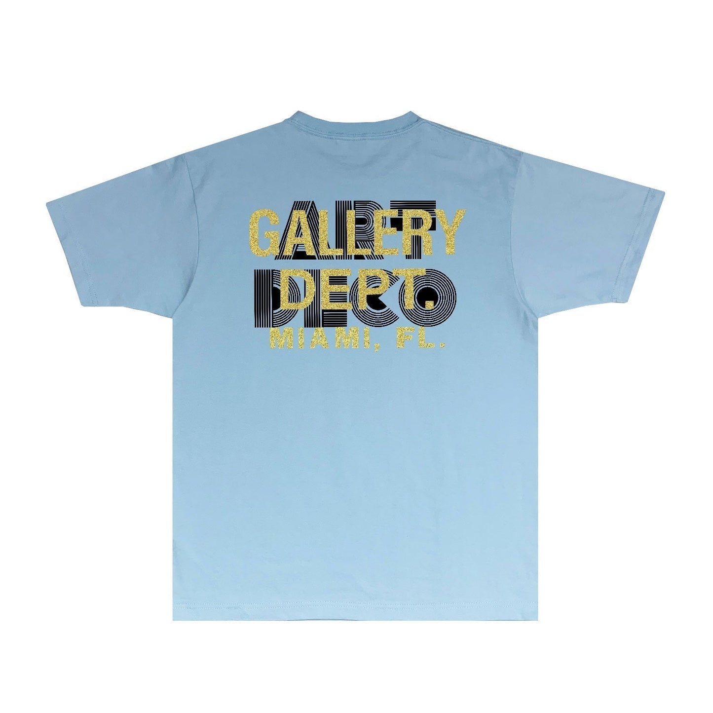 Gallery Dept T Shirt Retro Printed Loose Short-Sleeved Shirt