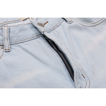 Gallery Dept Jeans Splicing Contrast Color Casual Denim Trousers