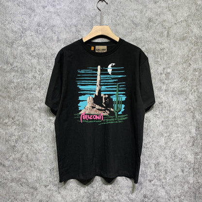 Gallery Dept T Shirt Retro Printed Loose Short-Sleeved Shirt