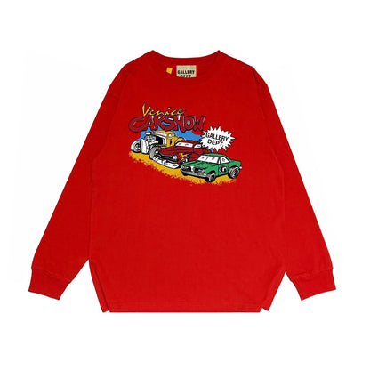 Gallery Dept Long Sleeved Shirt Fashion Brand Long Sleeve Long-Sleeved T-shirt Blouse