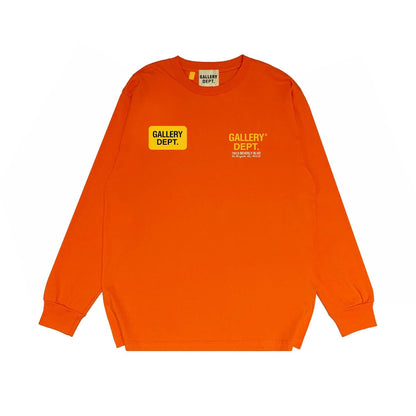 Gallery Dept Long Sleeved Shirt Fashion Brand Long Sleeve Long-Sleeved T-shirt Blouse