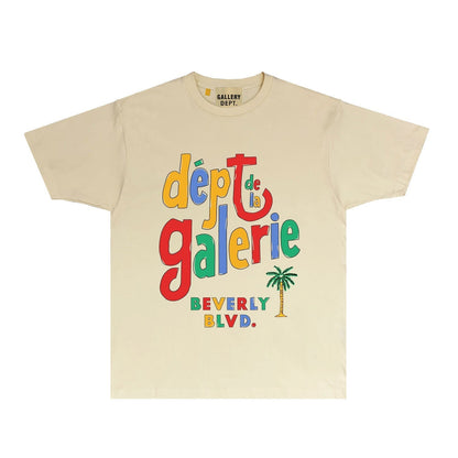 Gallery Dept T Shirts Fashion Brand Tee Shirt Short Sleeve T-shirt Blouse