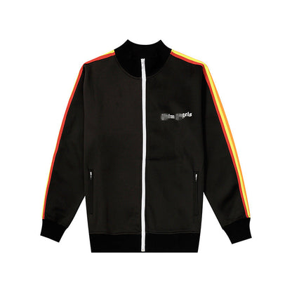 Palm Angle Sweatshirt Palm Angels Striped Men and Women Baggy Coat