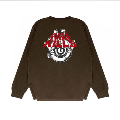 Gallery Dept Long Sleeved Shirt Fashion Brand Long Sleeve Long-Sleeved T-shirt Blouse