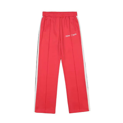 Palm Angle Pants Palm Angels Black and White Striped Casual Trousers Men's and Women's Sports Pants