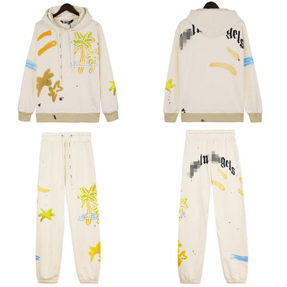 Palm Angle Pants Palm Angels Coconut Lettered Casual Trousers for Men and Women Track Sweatpants