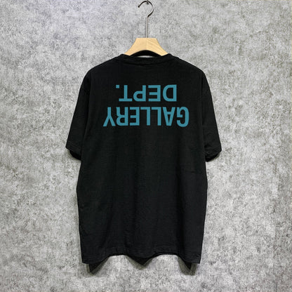 Gallery Dept T Shirt Retro Printed Loose Short-Sleeved Shirt